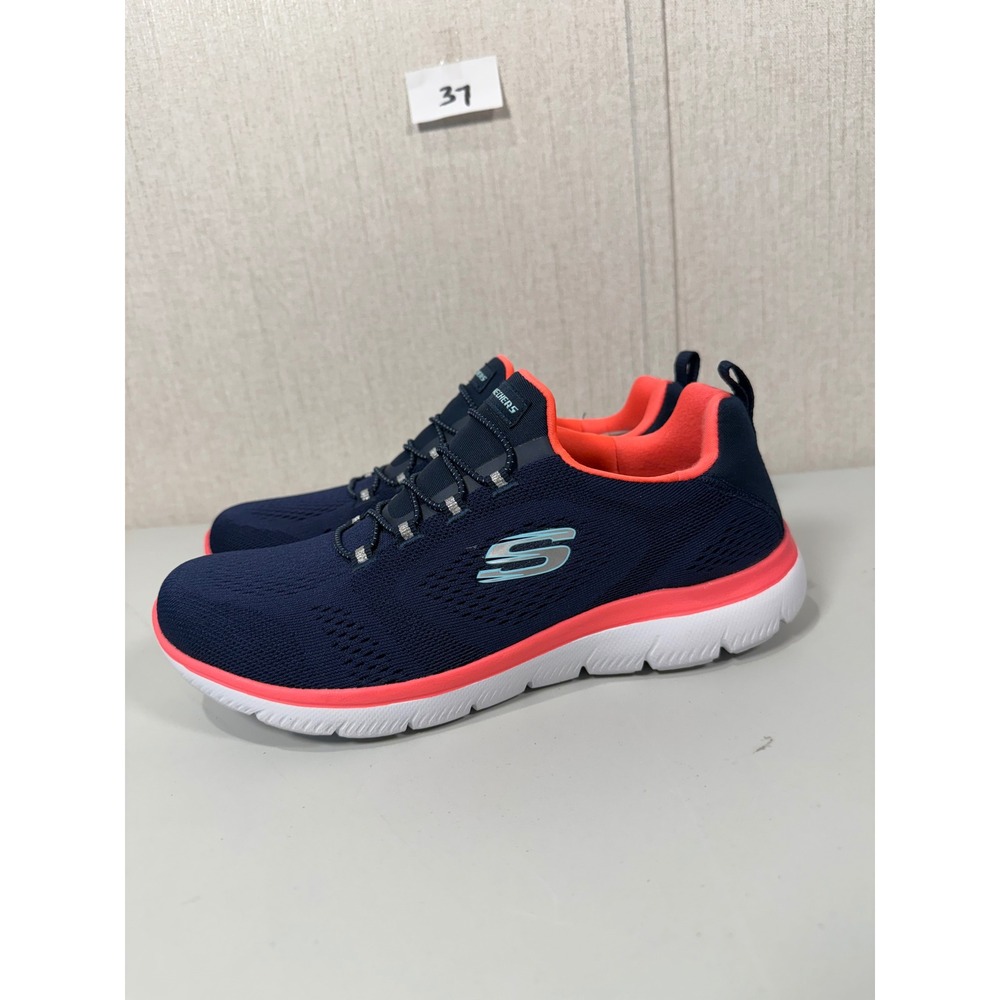 Skechers Summits Perfect Views 149523 Navy BluRunning Shoes Sneakers Women's 7 - Picture 4 of 14